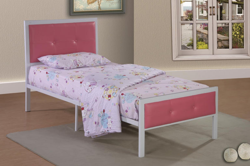 B628 - Padded Metal Bed