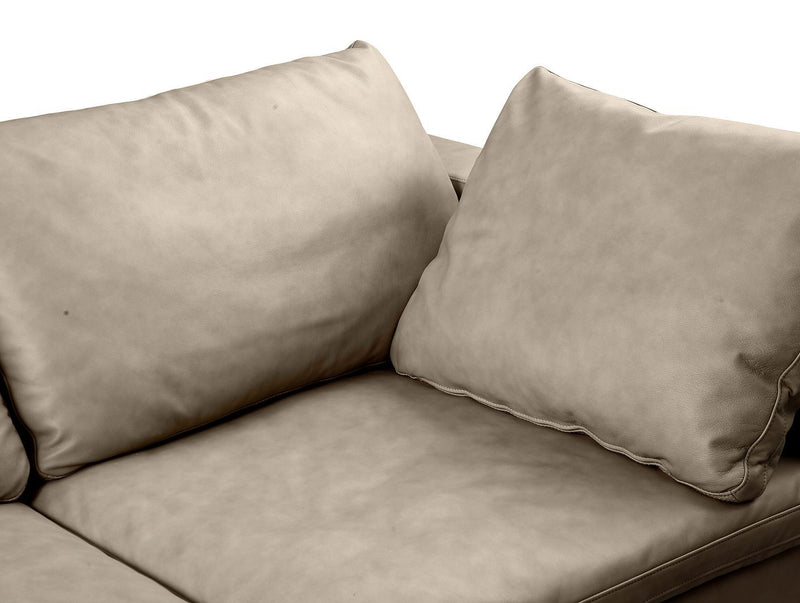 1100 - 6-Piece Left Arm Facing 3-Seat Sectional (Top-Grain Italian Leather)