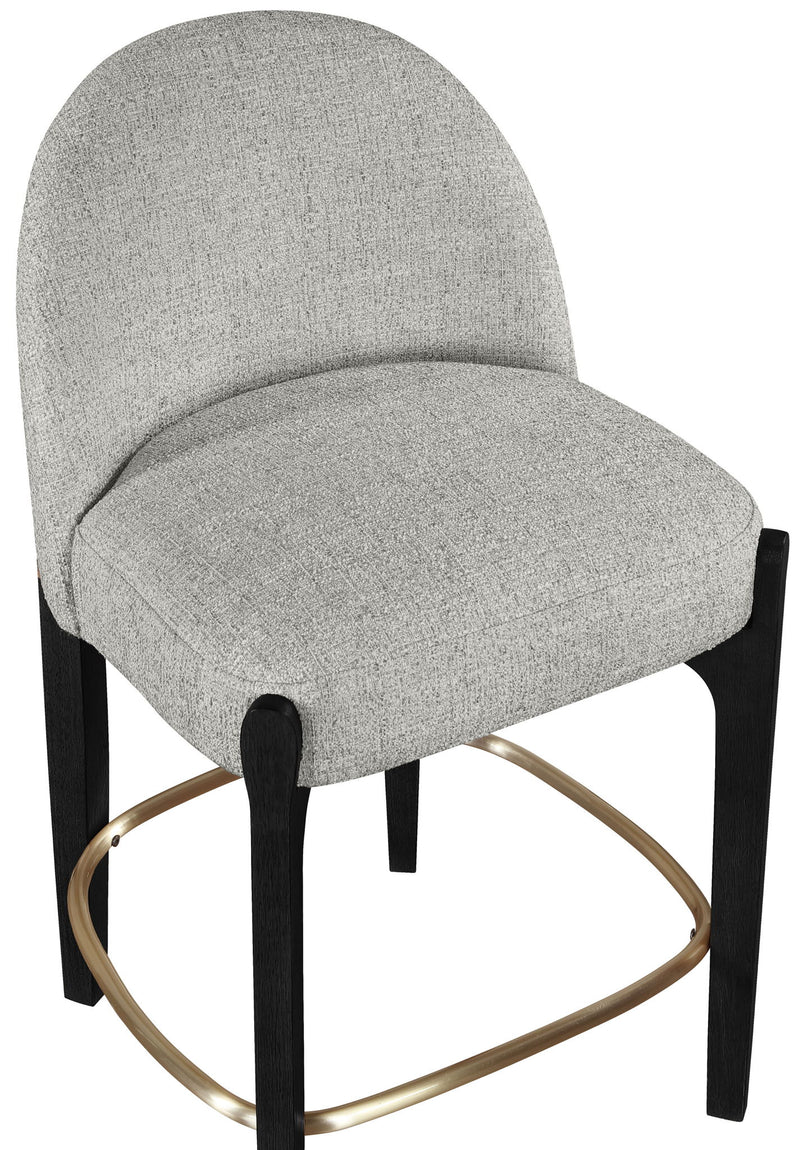 Torino - Counter Stool With Brushed Black Base