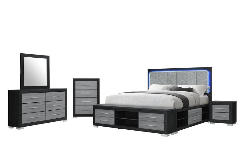 Emma - Dresser - Gray / Black