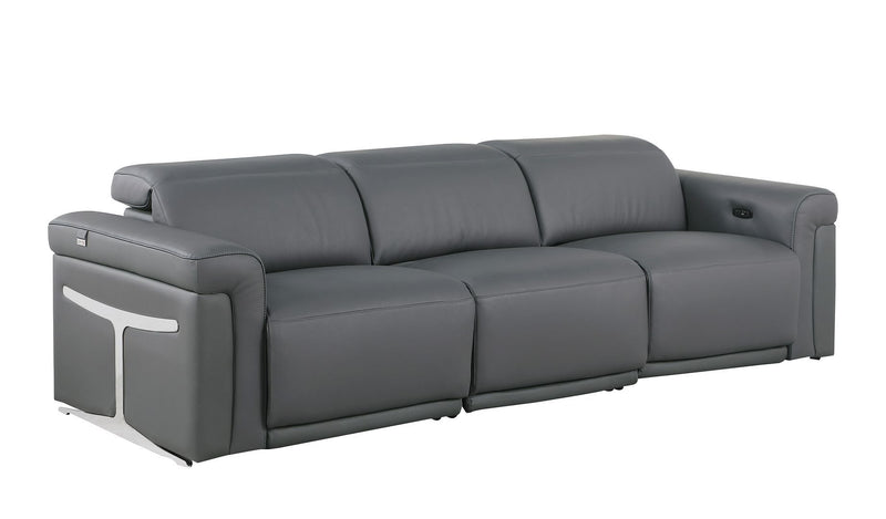 1126 - 5-Piece Modular Power Reclining Sofa And Loveseat Set In With 4 Power Recliners & Power Headrests
