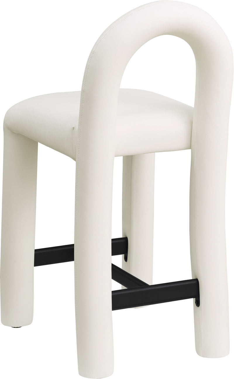 Amari - Faux Leather Stool
