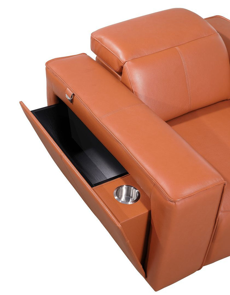 1224 - 12-Piece U-Shaped Sectional Sofa In With 4 Power Recliners & Power Headrests