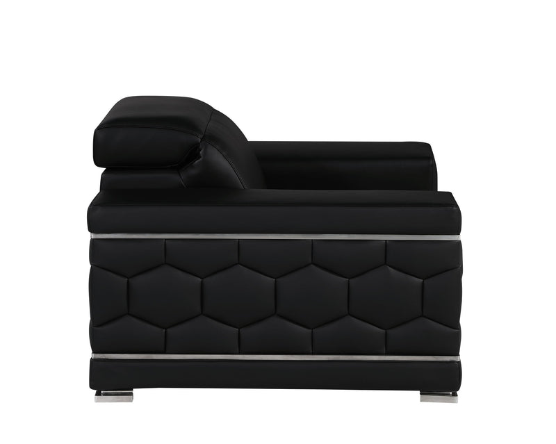 296 - Genuine Leather Chair