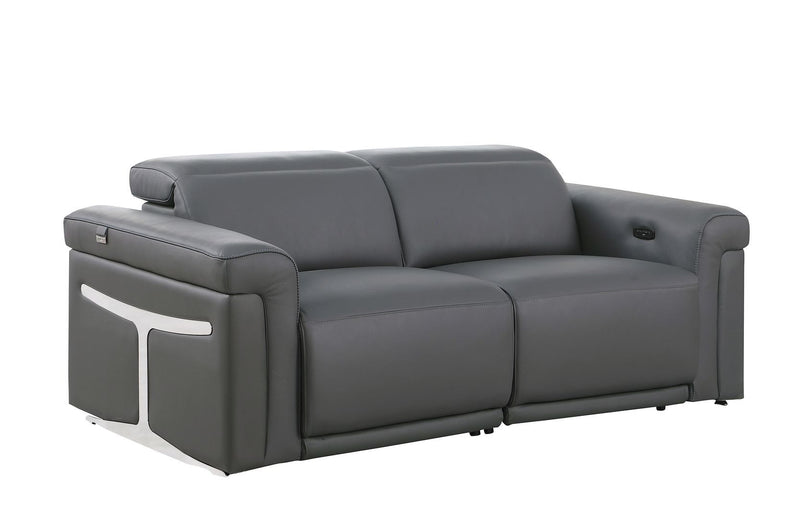 1126 - 5-Piece Modular Power Reclining Sofa And Loveseat Set In With 4 Power Recliners & Power Headrests
