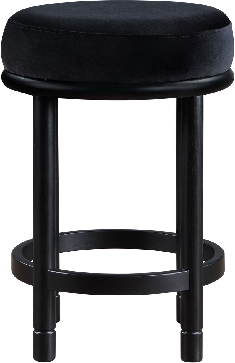 Monette - Counter Stool With Black Base