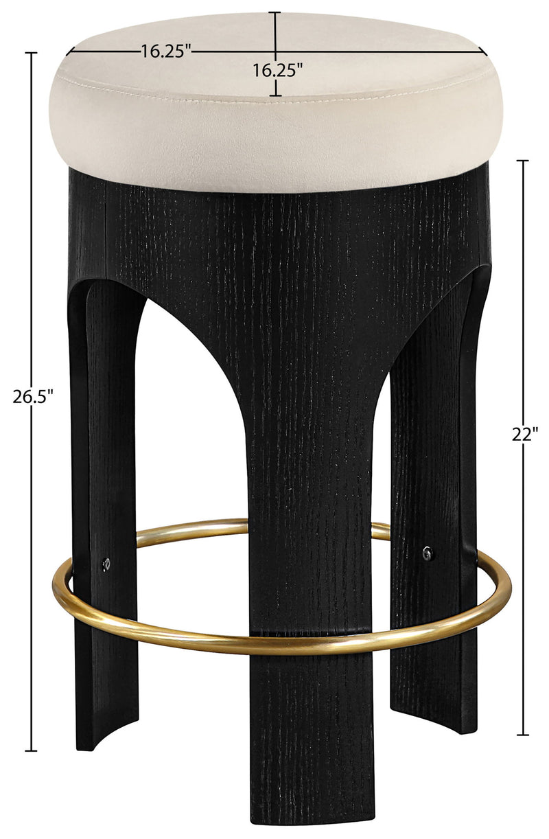 Bocceli - Counter Stool - Black Base