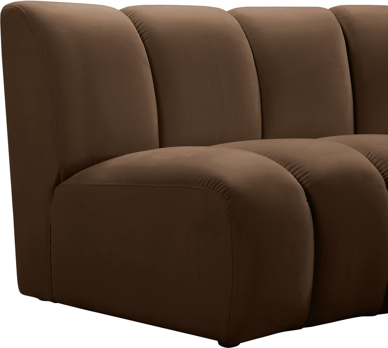 Infinity - 3 Piece Modular Sectional - Brown