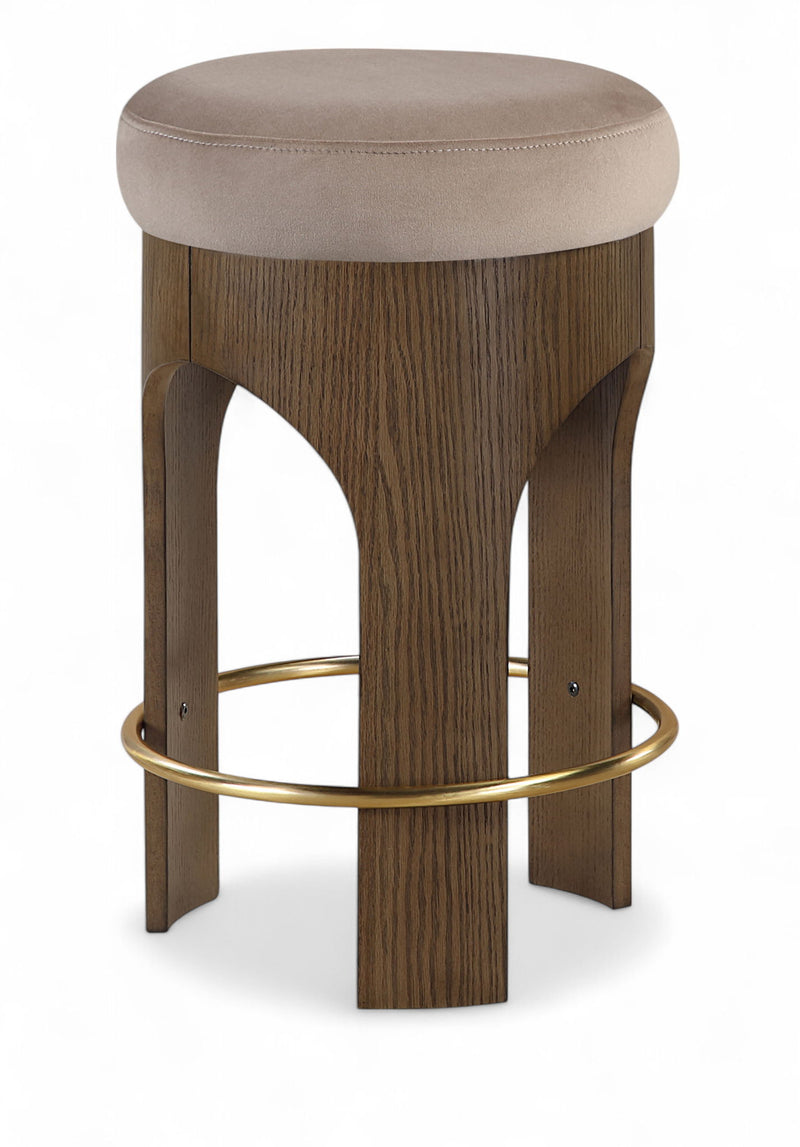 Bocceli - Counter Stool - Brown Base