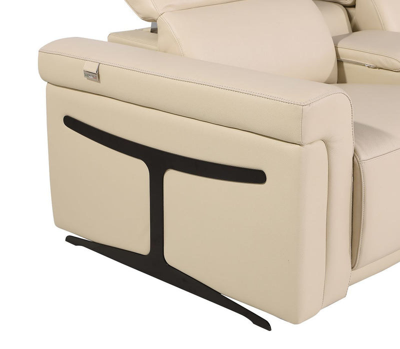 1126 - 5-Piece Modular Power Reclining Sofa And Loveseat Set In With 4 Power Recliners & Power Headrests