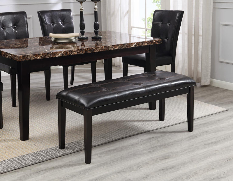 D150 - Dining Bench - Dark Brown