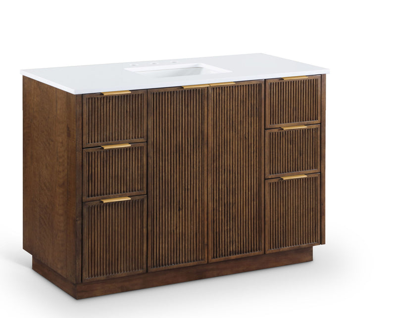 Willard - Engineered Stone And Solid Wood Bathroom Vanity