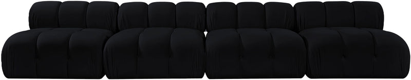 Orin - Velvet 4 Piece Modular Sofa