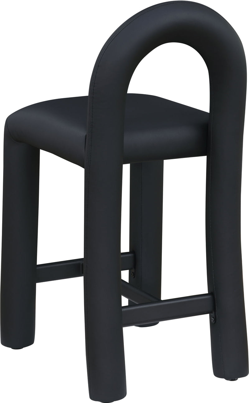 Amari - Faux Leather Stool
