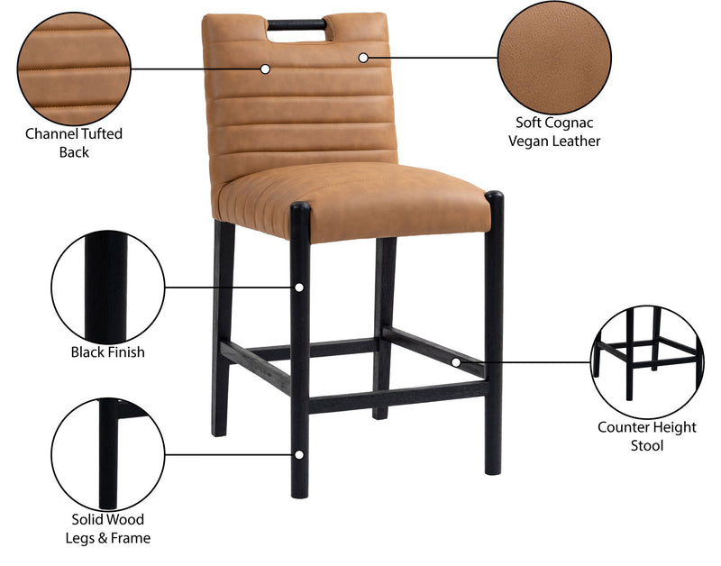 Aimee - Counter Stool - Black Legs