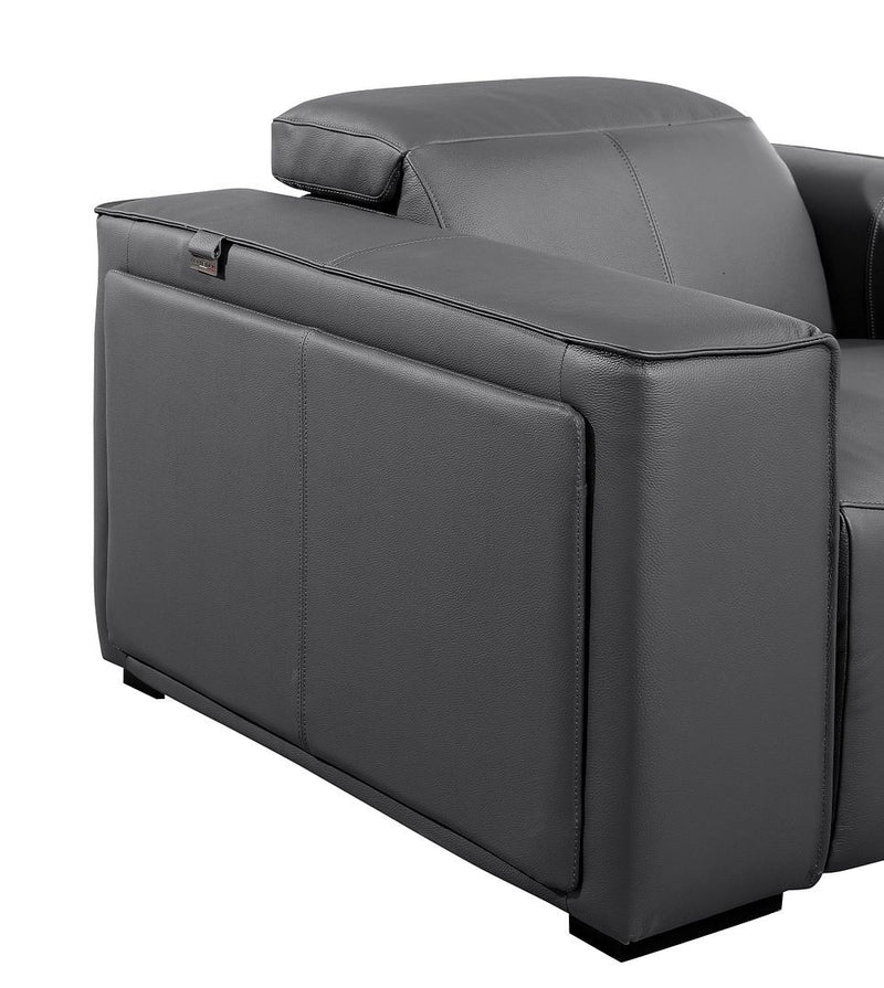 1224 - 12-Piece U-Shaped Sectional Sofa In With 4 Power Recliners & Power Headrests