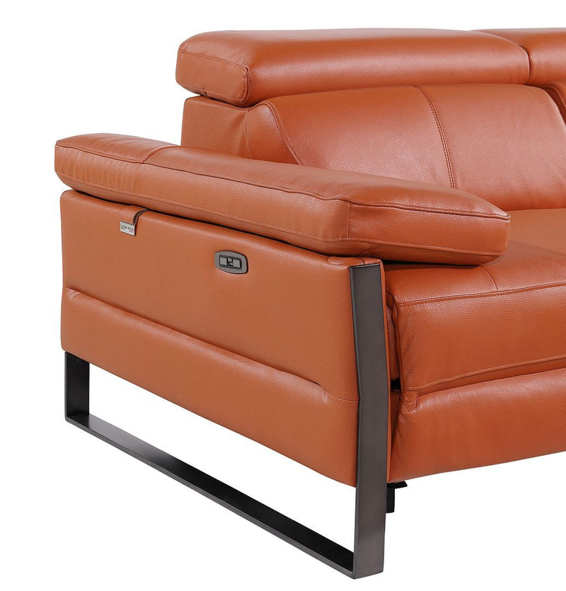 1246 - 8-Piece U-Shaped Modular Power Reclining Sectional With 2 Power Recliners And Power Headrests