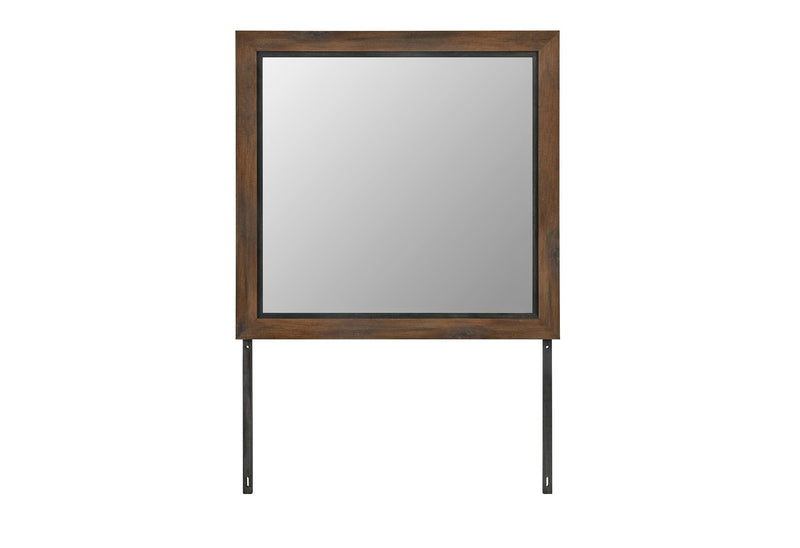 Optimus - 5 Piece Queen Bedroom Set - Black / Brown