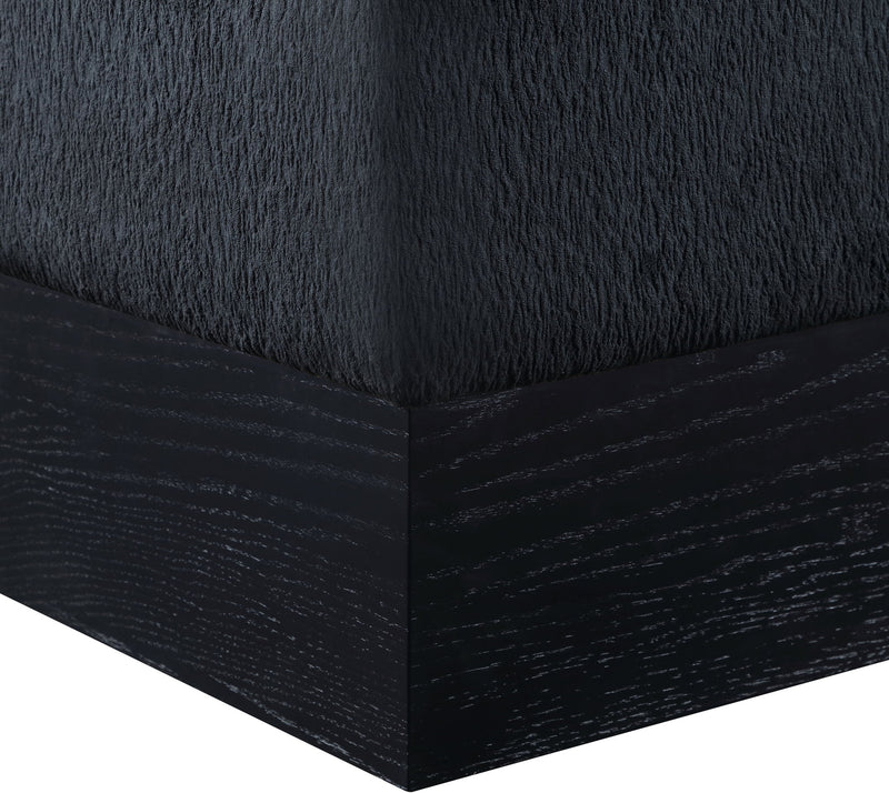 Havre - Ottoman / Stool With Black Base