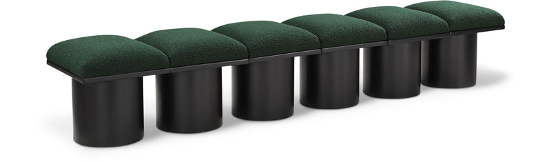 Pavilion - 6 Piece Modular Bench With Black Base