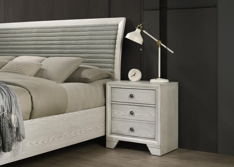 B320 - Oak Night Stand - Antique White