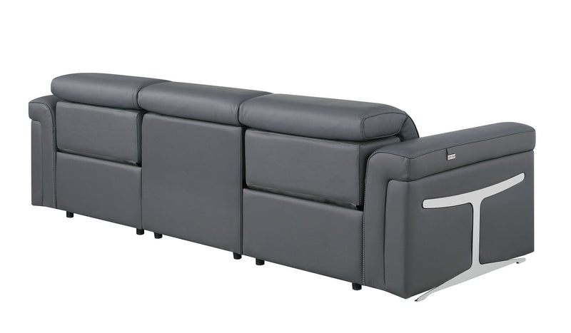 1126 - 5-Piece Modular Power Reclining Sofa And Loveseat Set In With 4 Power Recliners & Power Headrests