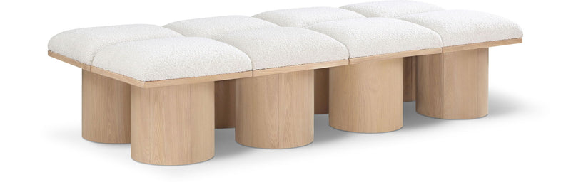 Pavilion - 8 Piece Modular Bench With Natural Base