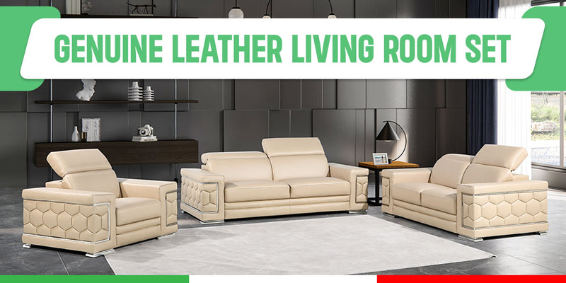 296 - Genuine Leather Chair