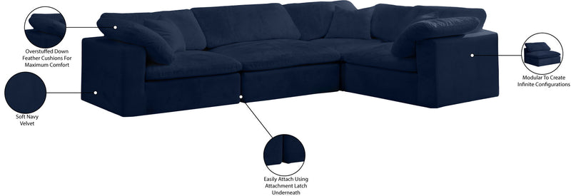 Cozy - 4 Piece Modular Corner Sectional