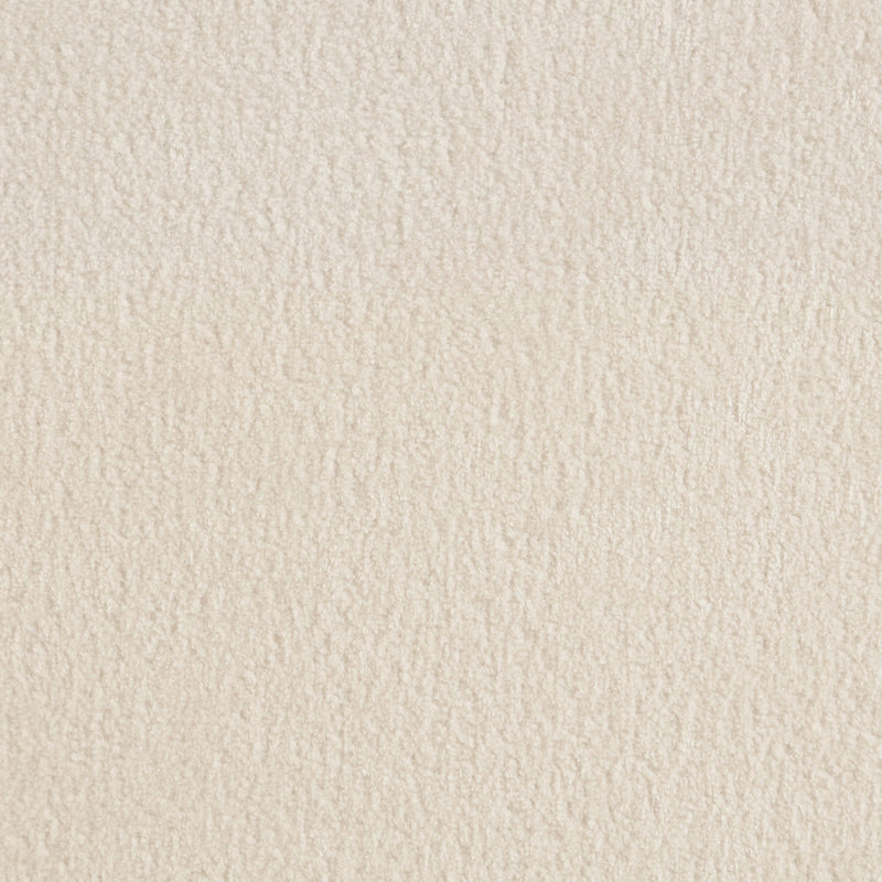Neria - Chenille Fabric Upholstered Swivel Accent Chair - Cream / Painted Natural