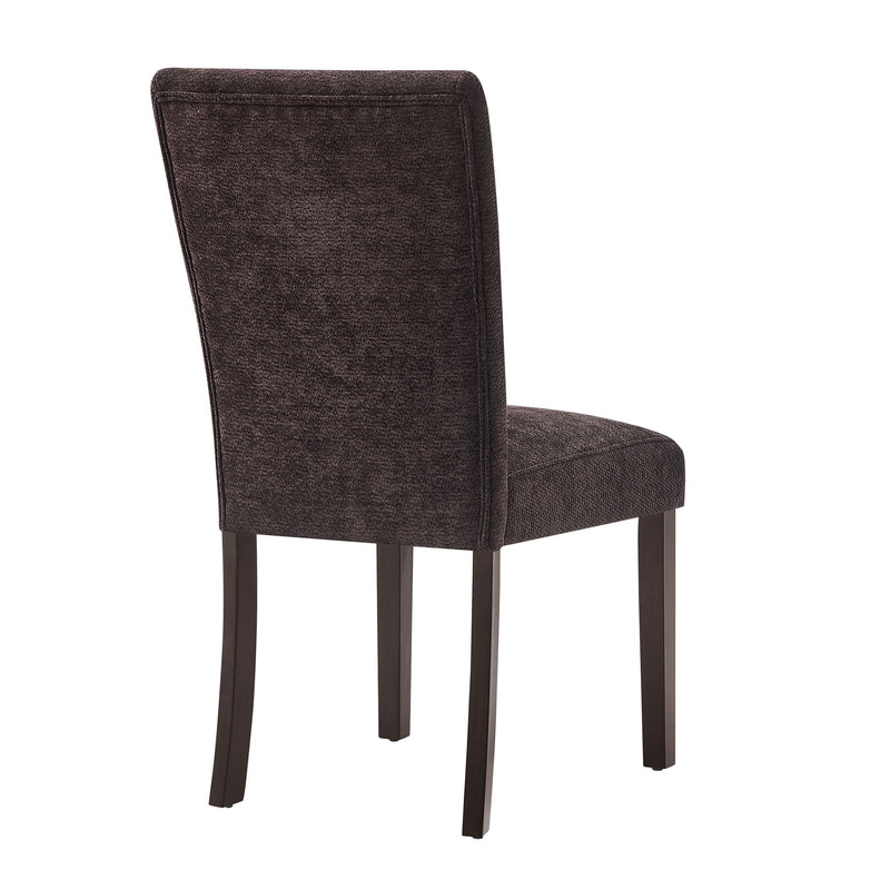 D8212 - 7 Piece Dining Room Set (Dining Table With 6 Dining Chairs) - Dark Brown