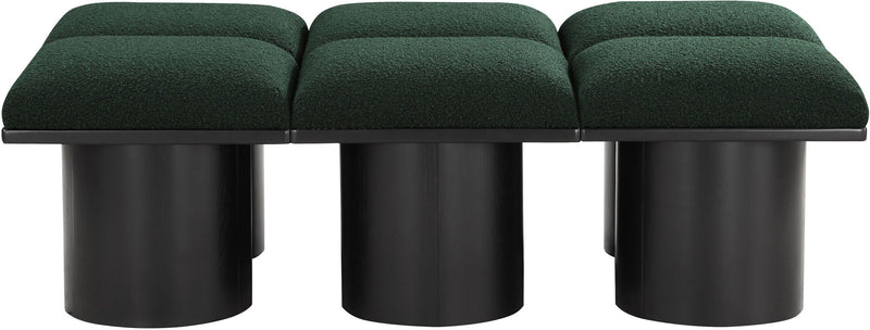 Pavilion - 6 Piece Modular Bench With Black Base