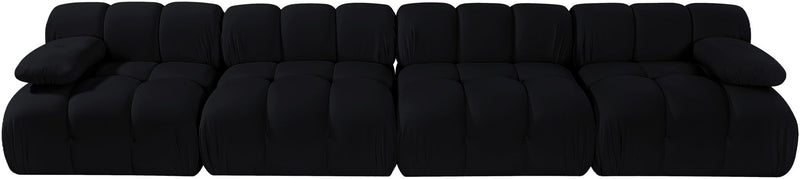 Orin - Velvet 4 Piece Modular Sofa