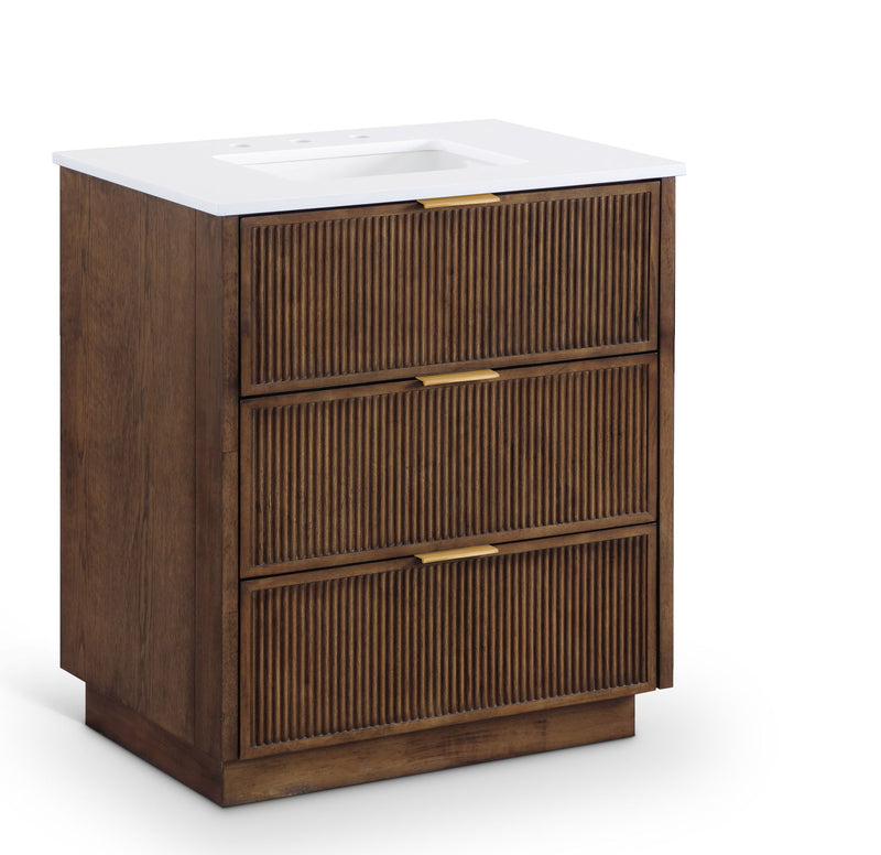 Willard - Engineered Stone And Solid Wood Bathroom Vanity