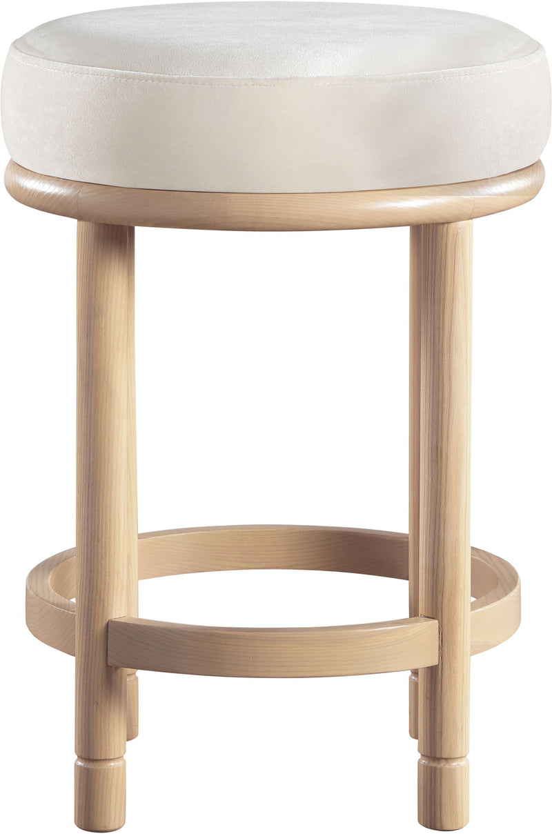Monette - Counter Stool With Natural Base