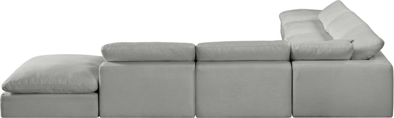 Comfy - 7 Piece Linen Modular Corner Sectional