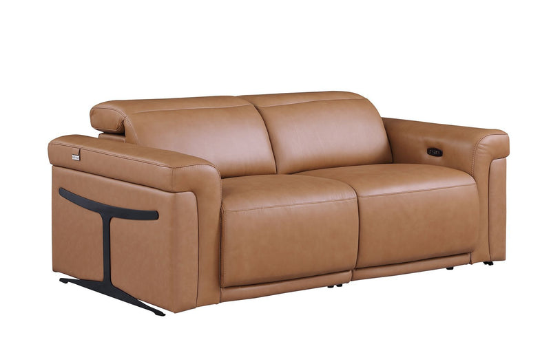 1126 - 5-Piece Modular Power Reclining Sofa And Loveseat Set In With 4 Power Recliners & Power Headrests