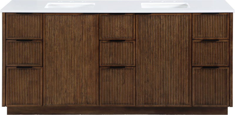 Willard - Engineered Stone And Solid Wood Bathroom Vanity