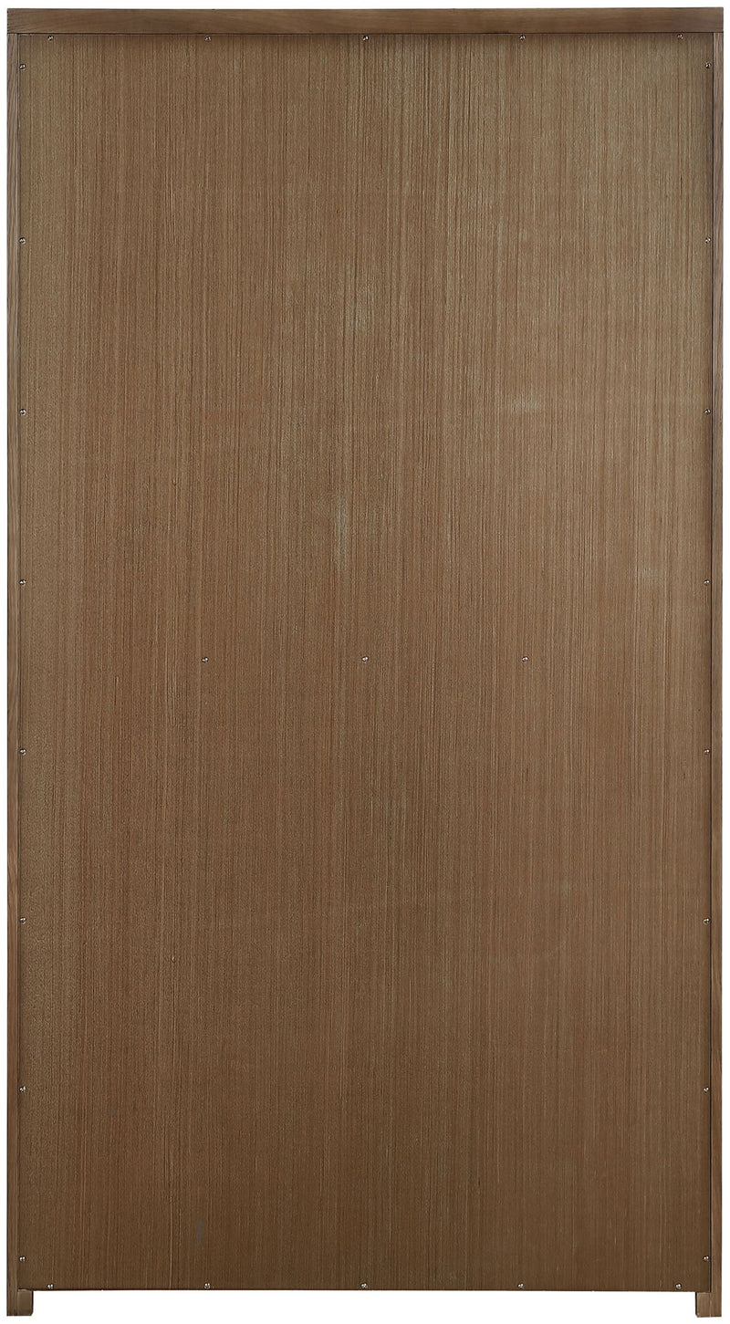 Vana - Solid Wood, Oak Veneer And Stainless Steel Storage Cabinet