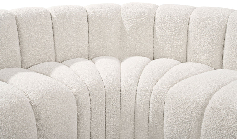Arc - Boucle Fabric 7 Piece U-Shaped Modular Sofa