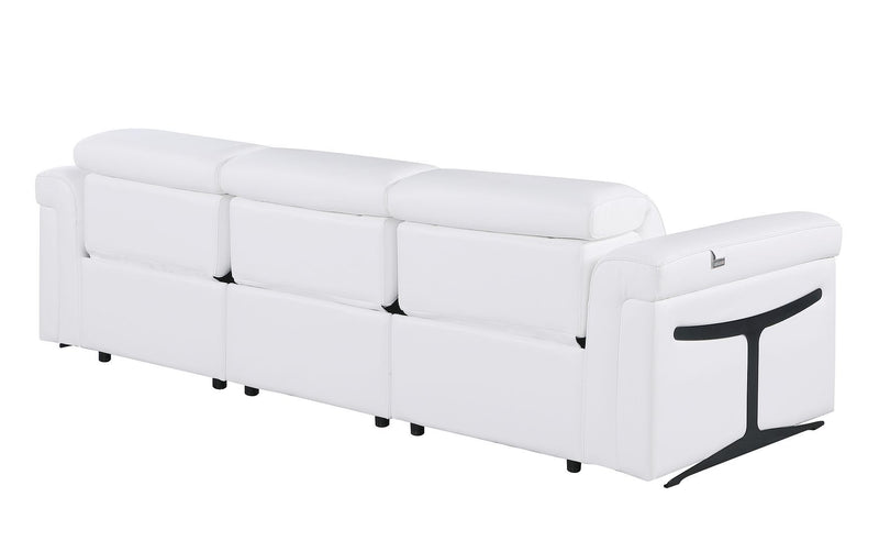1126 - 5-Piece Modular Power Reclining Sofa And Loveseat Set In With 4 Power Recliners & Power Headrests