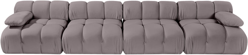 Orin - Velvet 4 Piece Modular Sofa