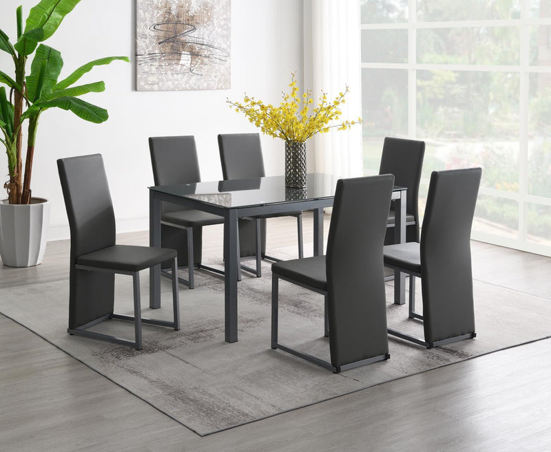 D227 - Dining Table - Charcoal
