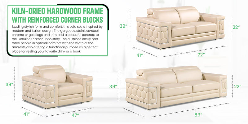 296 - Genuine Leather Chair