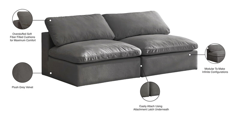 Cozy - Modular Armless 2 Seat Sofa