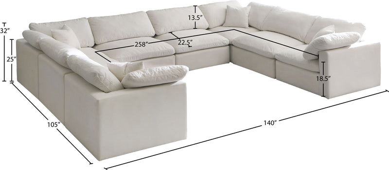 Plush - 8 Piece Modular Sectional