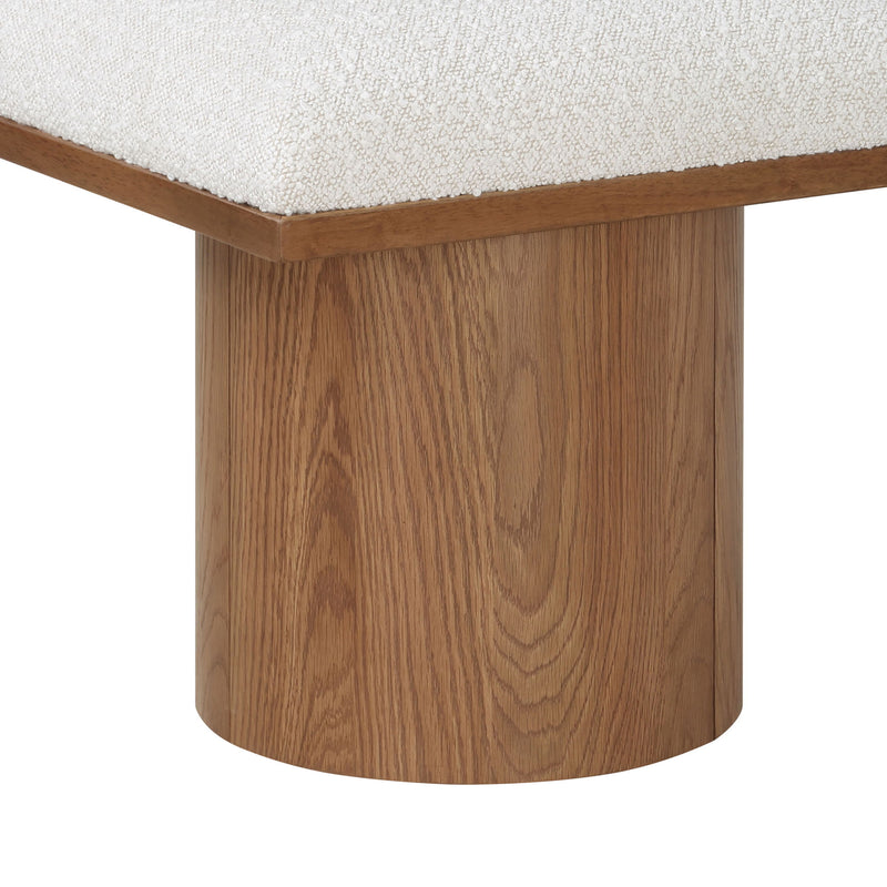 Pavilion - 2 Piece Modular Bench With Brown Base