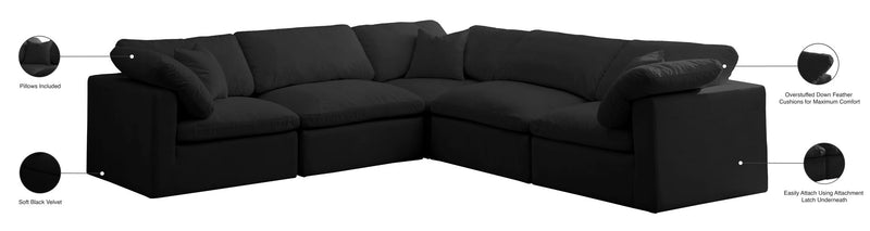 Plush - 5 Piece Modular Sectional