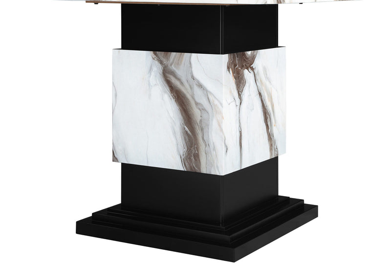 D12BT - Bar Table - Black / White