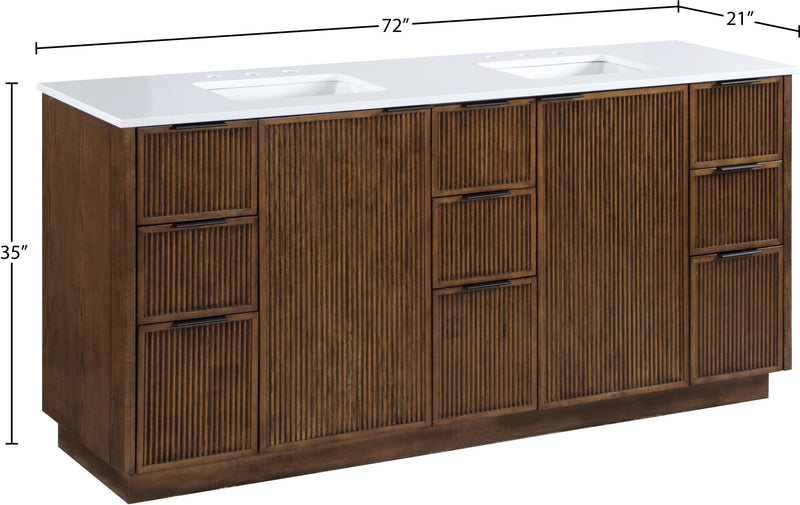 Willard - Engineered Stone And Solid Wood Bathroom Vanity